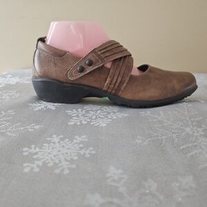 Romika Brown Mary Jane Loafers Style Citylite Sz 40 Leather